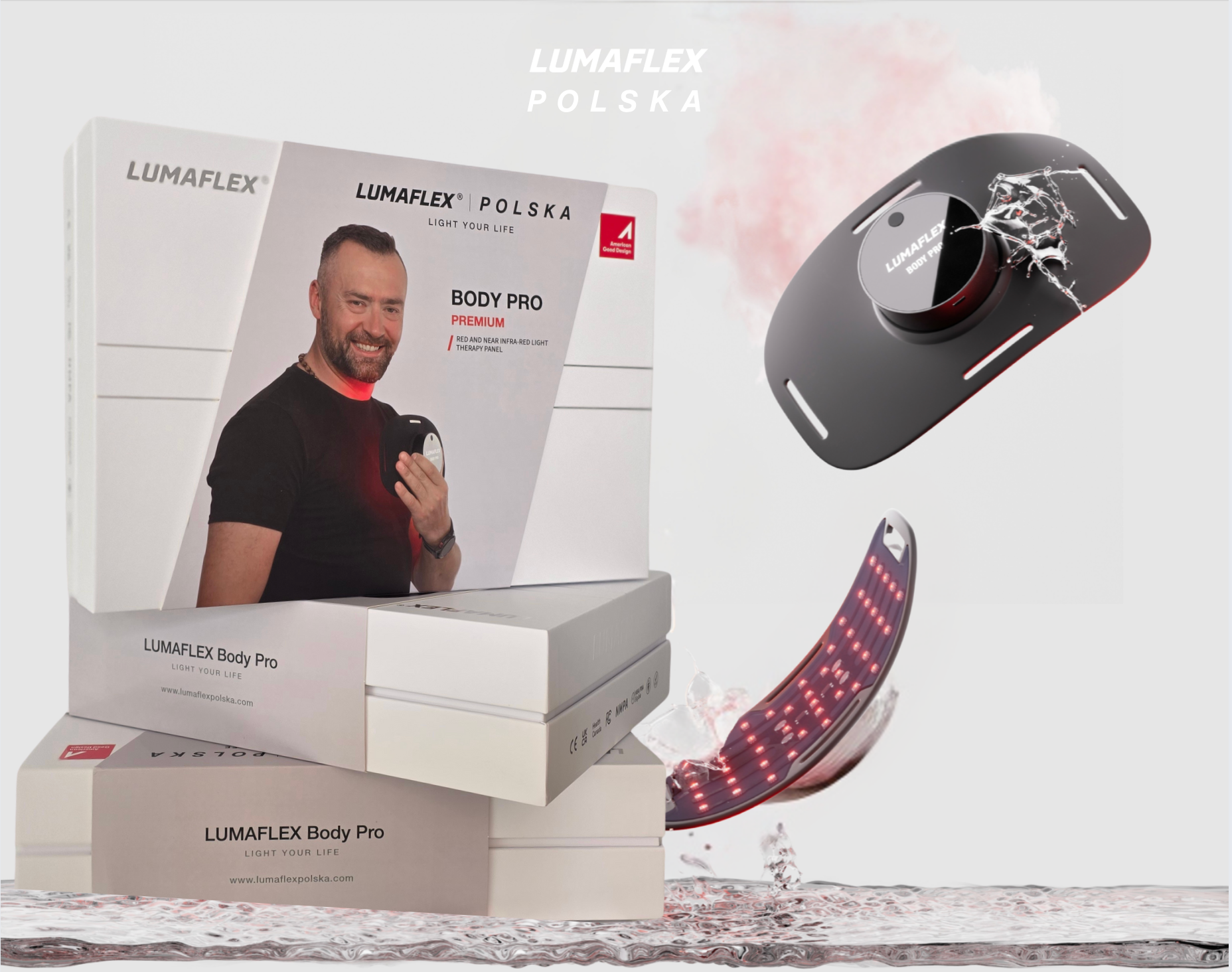 Lumaflex Body Pro Premium profesjonalne urządzenie LED do fotobiomodulacji